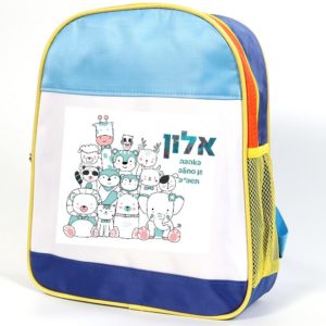 דגם חיות ירוק ורוד