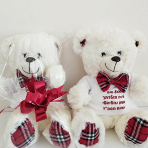 דובי רך עם שם הילד/ה