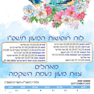 לוח שנה A4 שנה טובה של פעם