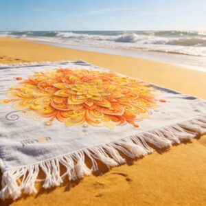 מגבת חוף משפחתית דגם 8