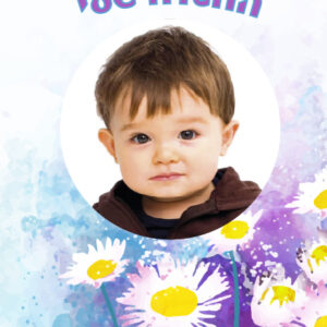 הגדה עם תמונה דגם חרציות